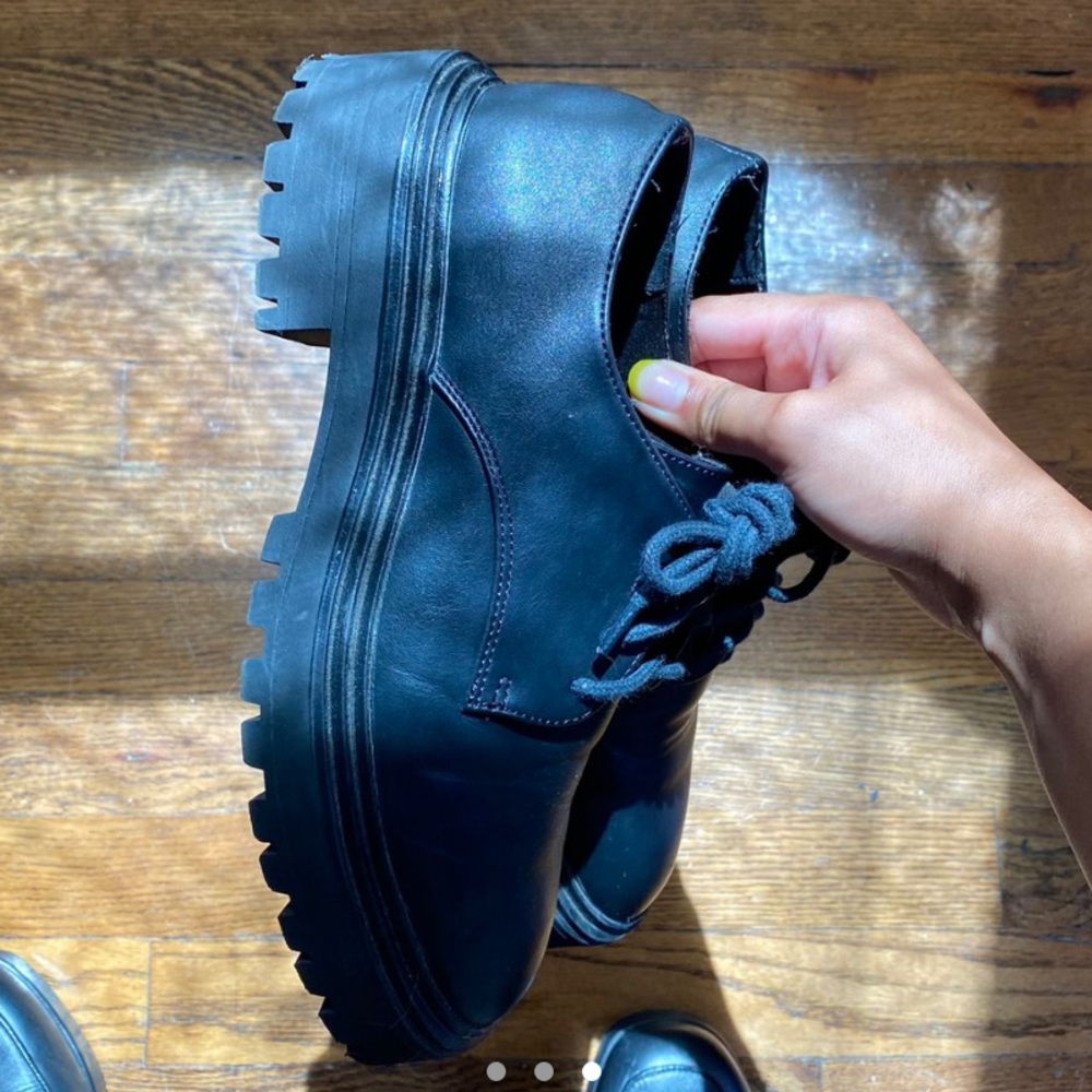 platform derby/oxfords